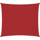 vidaXL Voile de parasol tissu oxford rectangulaire 2x2,5 m rouge