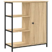 vidaXL Buffet Chêne Sonoma 70x30x80 cm Matériau dérivé du bois