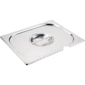 Vogue Couvercle Bac Gastro Inox GN 1/2 avec encoche - - - Inox