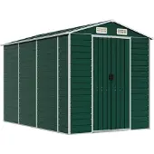 vidaXL Abri de jardin Vert 191x300x198 cm Acier galvanisé