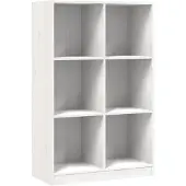 vidaXL Bibliothèque blanc 70x33x110 cm bois massif de pin
