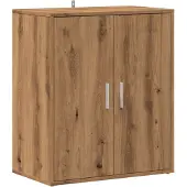 vidaXL Armoire à chaussures chêne artisanal bois d'ingénierie