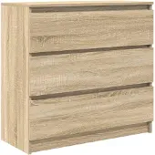 vidaXL Sideboard chêne Sonoma 80x35x76 cm bois composite