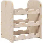 vidaXL Casier à vin 33x25x37 cm bois de pin massif