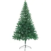 vidaXL Arbre de Noël artificiel avec support 180 cm 564 branches