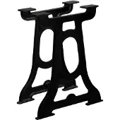 vidaXL Pieds de table de salle à manger 2 pcs. Piètement en Y en fonte