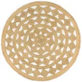 vidaXL Tapis fait à la main Jute tressée 180 cm