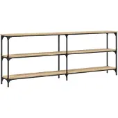 vidaXL Table console Chêne Sonoma 200 x 29 x 75 cm Bois d'ingénierie