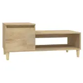 vidaXL Table basse chêne Sonoma 100x50x45 cm bois composite