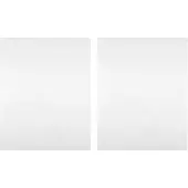 vidaXL Films de miroir 2 pcs auto-adhésive 60x100 cm PET