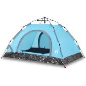 vidaXL Tente de camping 2 personnes bleue Quick Release