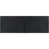 vidaXL Tapis rectangulaire noir 70x200 cm bambou