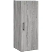 vidaXL Armoire murale Gris Sonoma 34,5x34x90 cm