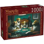Magnolia Puzzle Dogs Playing Poker - 1000 pièces