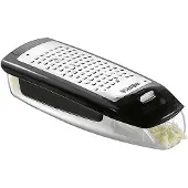 Boska Râpe à fromage 'Easy Grater, Râpe, Transparent, Argent, Noir