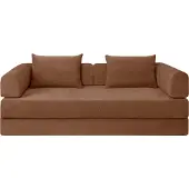 Popsofa Canapé-Lit Joy 2 Places Chenille Cuivre