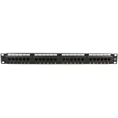 Microconnect - Patch Panel - Schwarz - 48.3 cm (19") - 24 Ports