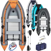 Kesser Bateau pneumatique pour 4 personnes, motorisable, canoë gonflable