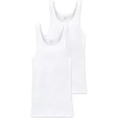 Schiesser Maillot de corps blanc