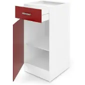 Ultra Meuble bas de cuisine L 40 - Rouge mat