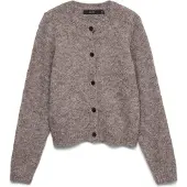 Vero Moda Cardigan 'VMNOVAH' marron chiné