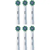 Oral-B Pro Crossaction 6er Electric Brush Replacement Argenté