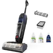 Bissell Aspirateur à eau et à poussière , gamme 4301N CrossWave HydroScrub Pro, bleu/noir