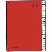 Pagna Trieur Color A-Z , disponible aussi pour les grands formats, polypropylène, rouge