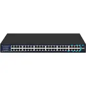 Lanview LVN-1UMOUNT-48PORT-2SFP-1G, Non géré, Ethernet Gigabit (10/100/1000), Mode duplex intégral