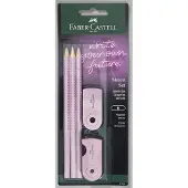 Faber-Castell Ensemble de crayons - Sleeve - 5 Parties - Rose - - UneTaille - Crayons