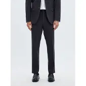 Selected Pantalon à plis 'SLHLiam' bleu nuit