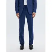 Selected Pantalon à plis 'SLHNeil' bleu nuit