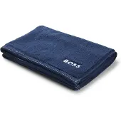 BOSS Tapis de bain en coton avec logo brodé contrastant
