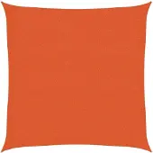 vidaXL Voile d'ombrage 160 g/m² Orange 2x2 m PEHD