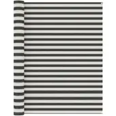 vidaXL Tapis De Tente 250x200 Cm Anthracite Et Blanc