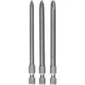 Bosch Jeu De Mèches Cruciformes Ph1/ph2/ph3x89 Mm 3 Unités