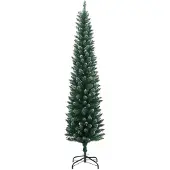 vidaXL Sapin de Noël artificiel mince 300 LED 240 cm