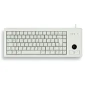 Cherry G84 4400 - Tastatur - PS/2 - 84 Tasten - Trackball - Hellgrau - Deutsch (G84-4400LPBDE)