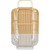 Forestier Lampe de Table , Bamboo, Blanc, Salon / séjour, Bambou, Design