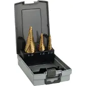 Bosch Nom Foret étagé HSS-TiN-Set, 3 pièces 4-12 / 4-20 / 6-30 - 2608587432