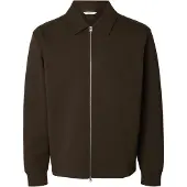 Selected Veste de survêtement 'SLMTom' brun foncé