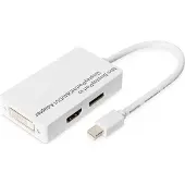 Digitus Db-340509-002-w Displayport To Hdmi Cable 20 Cm Argenté