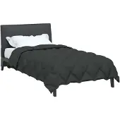 vidaXL , couette d'hiver, 155 x 220 cm, 450 g/m², anthracite