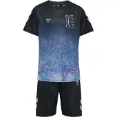 Hummel Survêtement 'SHIMMER' turquoise / violet / noir / blanc