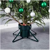 vidaXL Support de sapin de Noël Noir 46x46x19 cm
