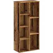 vidaXL Bibliothèque vieux bois 50x25x105 cm bois d'ingénierie