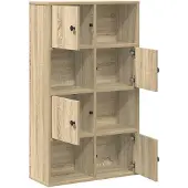 vidaXL Bibliothèque chêne sonoma 60x24x101,5 cm bois d'ingénierie