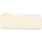 vidaXL Jeté Crème 270 x 240 cm Toison