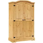 vidaXL Armoire style mexicain en pin 2 portes