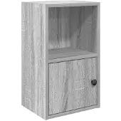 vidaXL Bibliothèque sonoma gris 31x24x52 cm bois d'ingénierie
